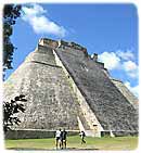 Pyramid in Uxmal, Yucatan