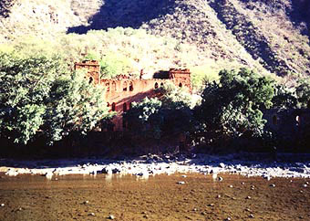 Hacienda across the river